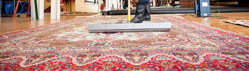 Banner of rug cleaning methods