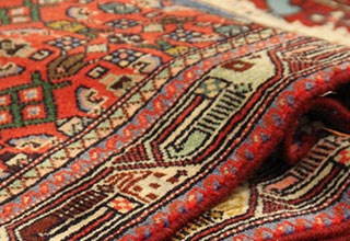 oriental red rug Inspection Process